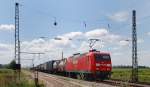 145 066-7, aufgenommen am 30.07.11, kurz nach Auggen.