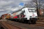 145 023-6 (145 083-2)  125 Jahre Fleischmann  der PRESS in Bonn Beuel am 12.04.2013