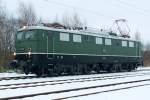 Die E50 091 in Koblenz L�tzel am 30,12,10 