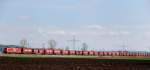 Der  Winner  vom 05.04.11, aufgenommen mal in ganzer L�nge, kurz vor Mindelaltheim, Strecke Augsburg-Ulm.