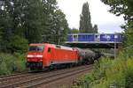Die 152 158-2 in Hannover Limmer am 16,08,11