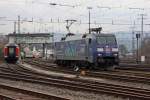 Die 152 134-3 in Koblenz L�tzel am 27,02,12