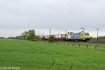 Die 152 005-5 bei Quarnstedt am 12.05.2013