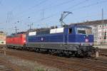 Die 181 201-5 und 181 219-7 in Koblenz Hbf am 22,03,11