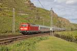 Die 181 209-8 in Winningen ( Mosel ) am 10,10,11