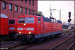 181 213-0 (DB Fernverkehr)  Saar  in Koblenz-Hbf am 11.11.2012.