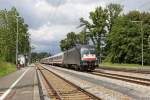 Die ES 64 U2-061 in A�ling (Oberbay) am 29,07,11