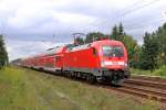 Die 182 009 in Berlin Friedrichshagen am 10,08,12