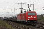 Die 185 239-1 in Ratingen Lintorf am 17,11,10