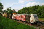 Stopp am Signal f�r 185 666.