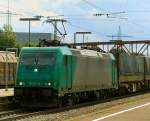 185 577-4, aufgenommen am 26.07.11, in Weil am Rhein.