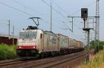 Crossrails 185 581-6 in Porz Wahn am 05.07.2012
