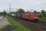 Die 185 321-4 in Brokstedt am 13,05,12