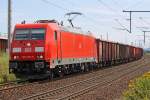 Die 185 379-5 in K�ln Wahn am 27,07,09