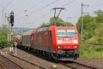 Die 185 158-3 in Wuppertal Vohwinkel am 27,05,10