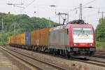 Die 185 591-5 in K�ln West am 02,06,10