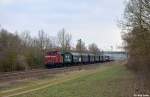 169 005-6 und 70 083 mit dem DLr 91067 von M�nchen nach Landshut am 01.04.2013 bei Feldmoching.