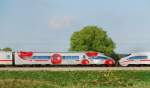 403 554-0, Damen-WM 2011, aufgenommen am 04.05.11, kurz nach Burgau.
