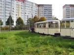 Beiwagen des Reko-Zuges in Hohensch�nhausen, Zingster Strasse, Berlin 18.10.2009