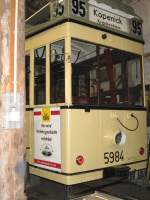 Tw 5984 in der kleinen Wagenhalle alte Depot Alt-Schm�ckwitz, 2006