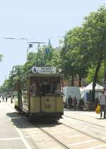 Tw 10 mit Beiwagen in friedrichshagen, 10.5.2009