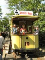 Tw 10 bei der Themenfahrt am 17.5.2009 in Friedrichshagen, Altes Wasserwerk 17.5.2009