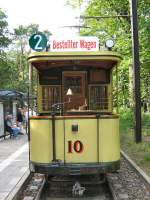 Blick auf Tw 10 als Linie 2, Themnfahrt in Berlin 2007