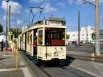 Tw 3802 an der Haltestelle im Bh Lichtenberg - 26.