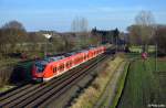 1440 304-2 und 1440 320-8 als S8 (Hagen Hbf - Mönchengladbach Hbf) am 01.01.2015 bei Mönchengladbach-Lürrip.