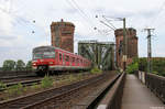 Der 420 867-4 und 420 430-1 in Mainz-Römisches Theater am 08.08.2014