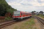 Der 628 670 als RB 47 richtung Wuppertal Hbf in Wuppertal Ronsdorf am 12,07,11