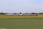 Der NEG 628 / 629 071 mit Kurswagen kurz vor Dageb�ll Mole am 22.07.2013 