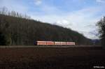 628 535-6 + 628 674-3 + 628 675-0 als RE 11438 (Trier Hbf - Köln Messe/Deutz) am 03.03.2014 bei Satzvey.