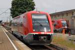 Der 641 038 neben 641 035 in Weimar am 01,07,10