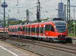 644 049 mit dem RE22 in K�ln/Messe Deutz am 06.08.2010