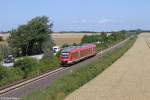 Der 648 838 bei Burg auf Fehmarn am 04.08.2013