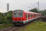 Die S8 bei der Einfahrt in Wuppertal Sonnborn am 10,06,11