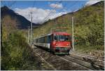 Mit dem BDt voraus fährt der IR 3317 bei Varzo Richtung Domodossola.