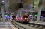 2016 038-8 mit dem REX 2535 (Bratislava hl. st. - Wien Hbf) am 06.04.2015 im Wiener Hbf.
