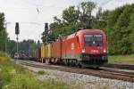 Die 1016 020-3 in A�ling (Oberbay) am 30,07,11 