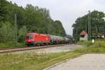 Die 1016 029-9 in A�ling (Oberbay) am 04,08,12