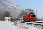 1116 210 Railjet nach Kufstein.
