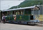 Wie frisch aus der Schachtel - der revidierte GFM C2 N° 23 (Baujahr 1903) der Blonay Chamby Bahn in Blonay.
