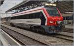 Der SBB Infrastrukturdiagnose XTmas 99 85 9 160-5 in Lausanne.