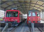 Domino und  Schülerzug  Steuerwagen in Le Brassus.
