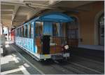 Der  Steuerwagen  des Belle Epoque Zugs in Montreux.