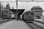 RM/VHB: Zusammentreffen von drei Z�gen in Ramsei nach Huttwil, Langnau i.E.