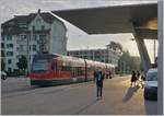 Der asm Be 4/8 111 hat sein Ziel Solothurn erreicht und wendet nun f�r die R�ckfahrt nach Langenthal.