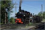 Die Saison 2026 der Blonay Chamby Bahn ist eröffnet: In Chaulin wird die SEG G 2x 2/2 105 der Blonay Chamby Bahn wird für die Nachmittag-Dampfzüge vorbereitet.