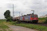 421 378-1 mit einer Schwestermaschine in Porz Wahn am 01.09.2013
